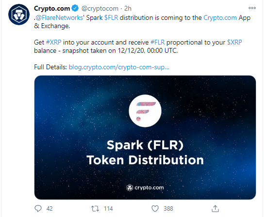 crypto.com flare airdrop