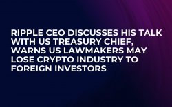 Ripple CEO Discusses His Talk with US Treasury Chief, Warns US Lawmakers May Lose Crypto Industry to Foreign Investors Ripple CEO Discusses His Talk with US Treasury Chief, Warns US Lawmakers May Lose Crypto Industry to Foreign Investors