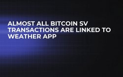 Almost All Bitcoin SV Transactions Are Linked to Weather App Almost All Bitcoin SV Transactions Are Linked to Weather App