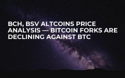 BCH, BSV Altcoins Price Analysis — Bitcoin Forks Are Declining Against BTC BCH, BSV Altcoins Price Analysis — Bitcoin Forks Are Declining Against BTC