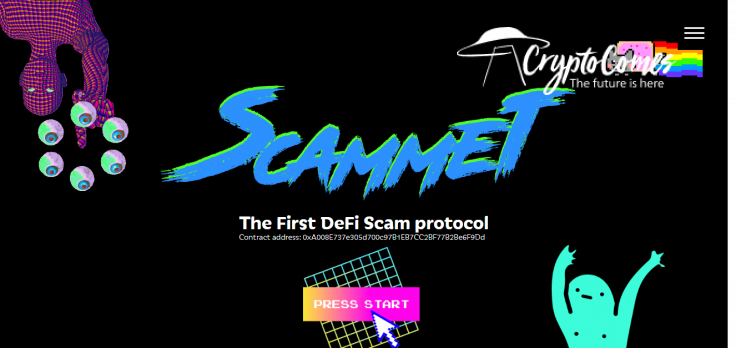 Scammet protocol offers DOGE-DOT perpetual swaps