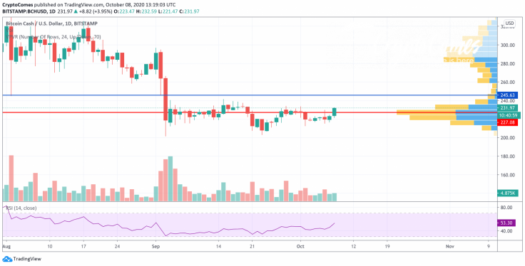 BCH/USD chart by TradingView