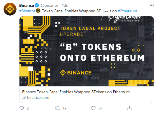 Binance introduces Token Channel for BTokens