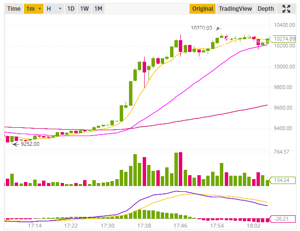  Bitcoin’s 1M chart