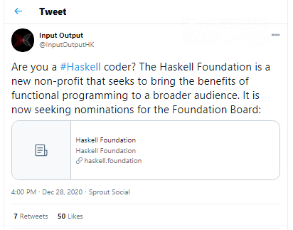 Haskell Foundation seeks for the board members