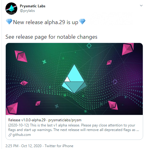 Prysmatic Labs launch web UI for ETH2