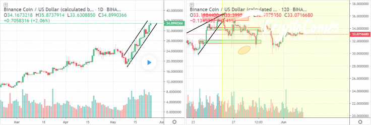 BNB price prediction by botje11