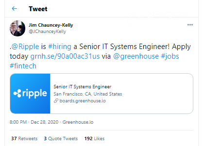Ripple is hiring