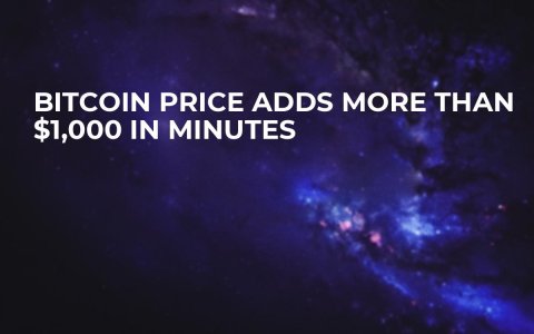 Bitcoin Price Adds More Than $1,000 in Minutes Bitcoin Price Adds More Than $1,000 in Minutes